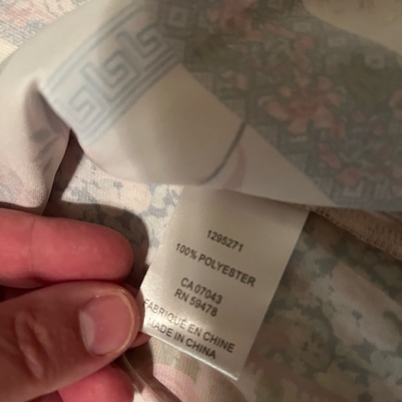 RACHEL Rachel Roy Multicolor Patchwork Button Down Shirt Size L - Picture 3 of 3